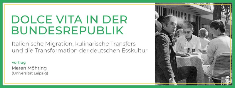 Dolce Vita in der Bundesrepublik. Vortrag von Maren Möhring 17.9.26, 18 Uhr